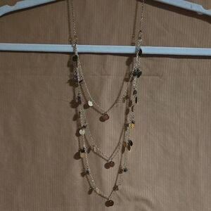 Elegant Gold Multi-Layer Necklace